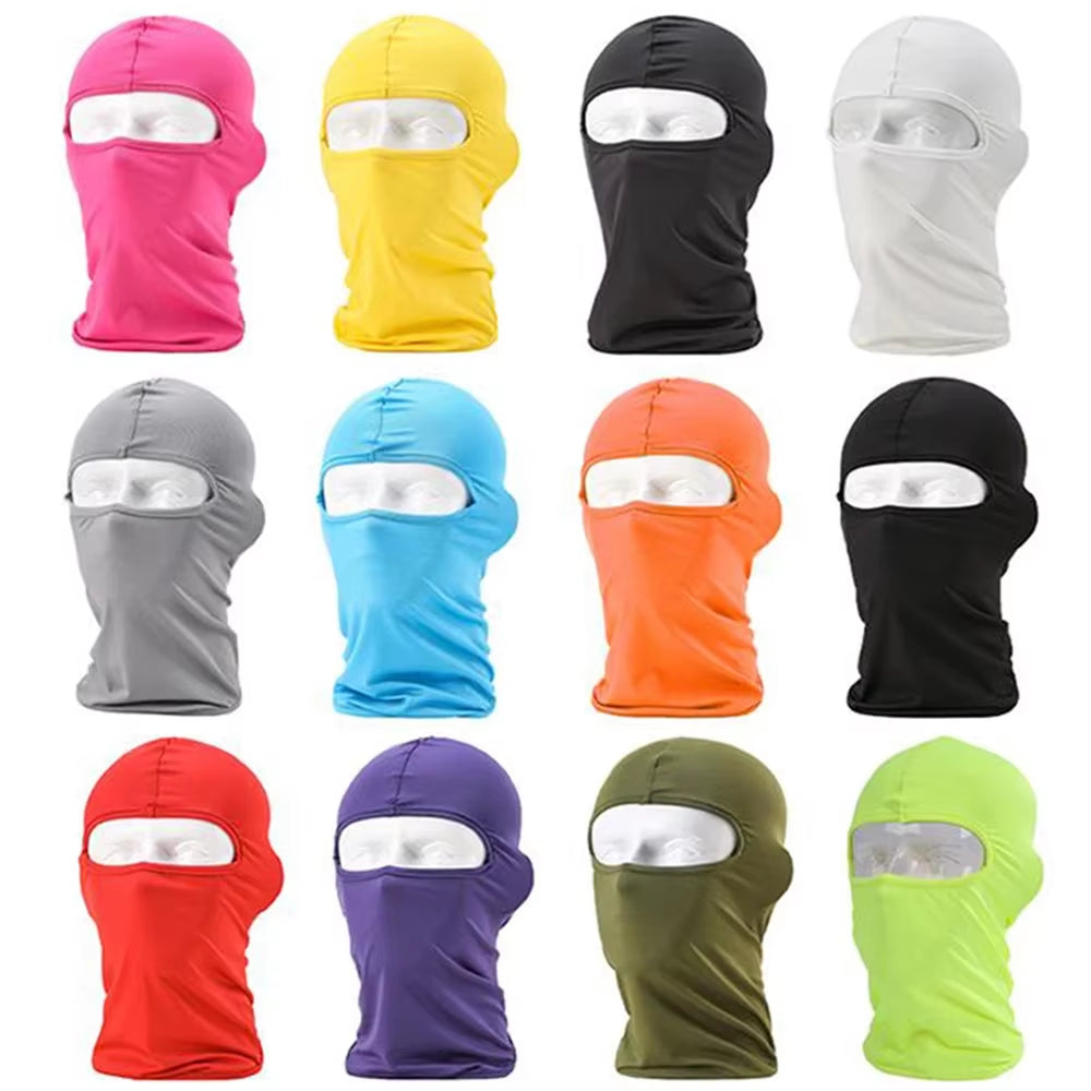 Windproof and Dustproof Balaclava Face Mask for Motorcycling, Skiing, and Outdoor Activities - Full Coverage Hood and Neck Protection for Men