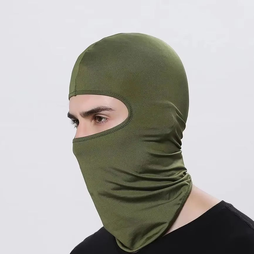 Windproof and Dustproof Balaclava Face Mask for Motorcycling, Skiing, and Outdoor Activities - Full Coverage Hood and Neck Protection for Men