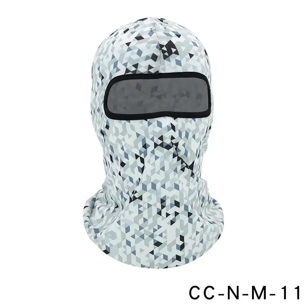 Windproof and Dustproof Balaclava Face Mask for Motorcycling, Skiing, and Outdoor Activities - Full Coverage Hood and Neck Protection for Men