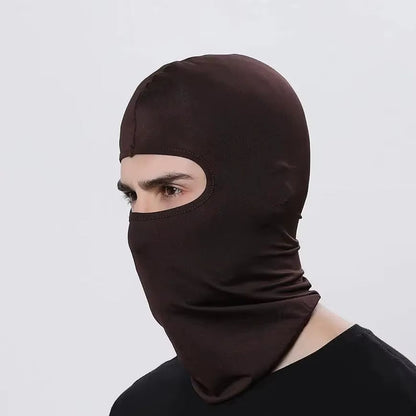 Windproof and Dustproof Balaclava Face Mask for Motorcycling, Skiing, and Outdoor Activities - Full Coverage Hood and Neck Protection for Men