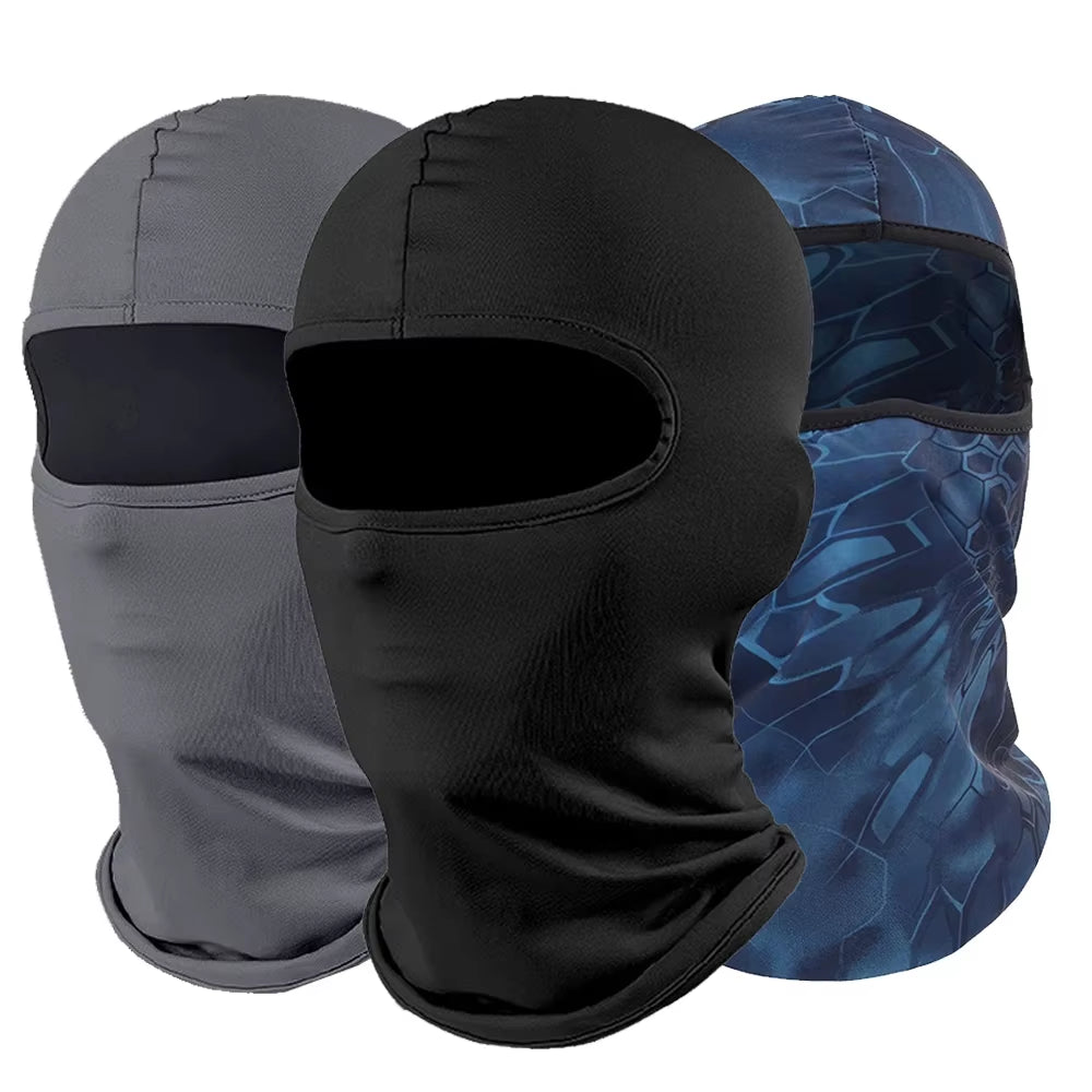 Windproof and Dustproof Balaclava Face Mask for Motorcycling, Skiing, and Outdoor Activities - Full Coverage Hood and Neck Protection for Men